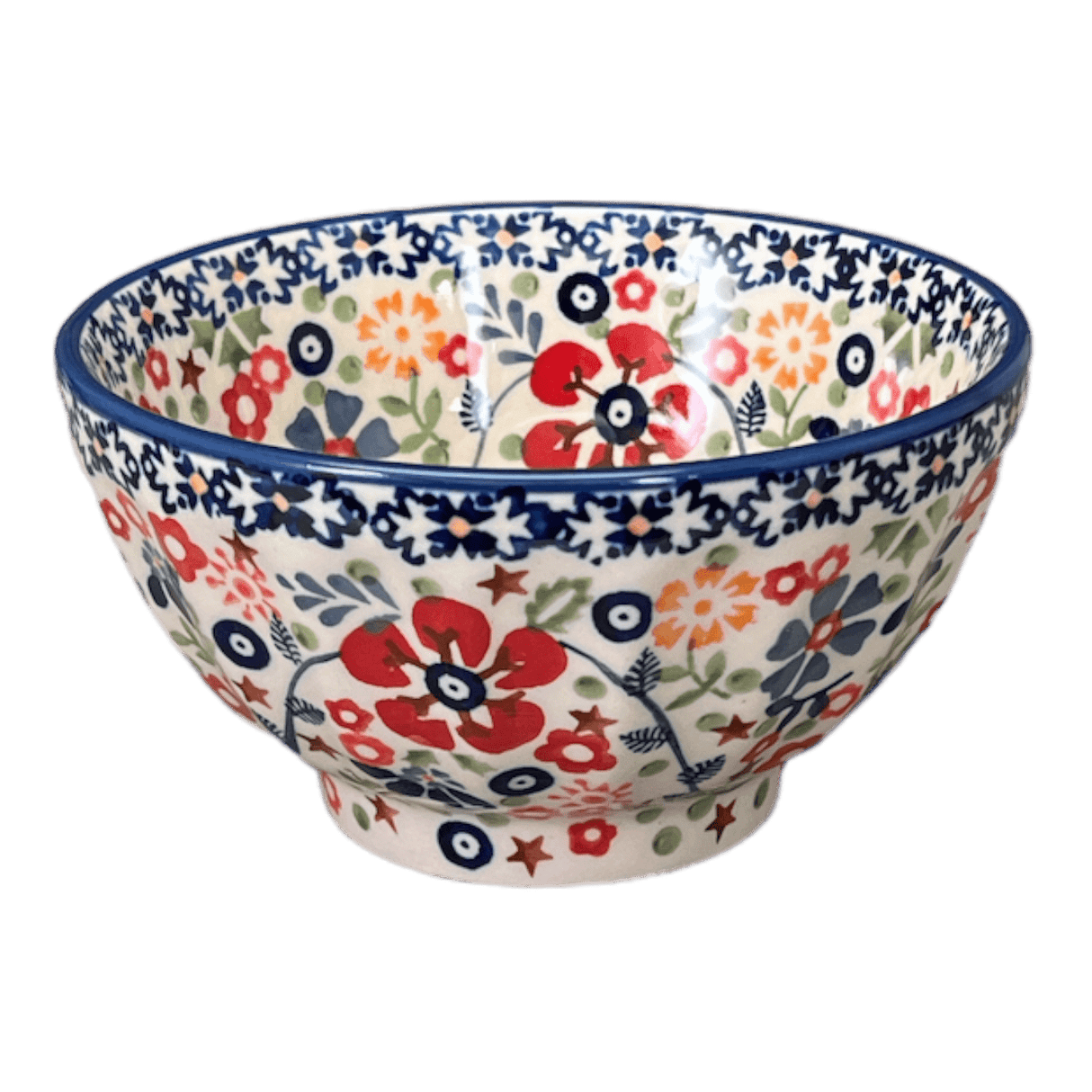 Bowl, Round, Fancy, 5.5" in "Full Bloom" by Manufaktura | C018S-EO34