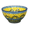 Polish Pottery 5.5" Fancy Bowl (Sunnyside Up) | C018S-GAJ at PolishPotteryOutlet.com
