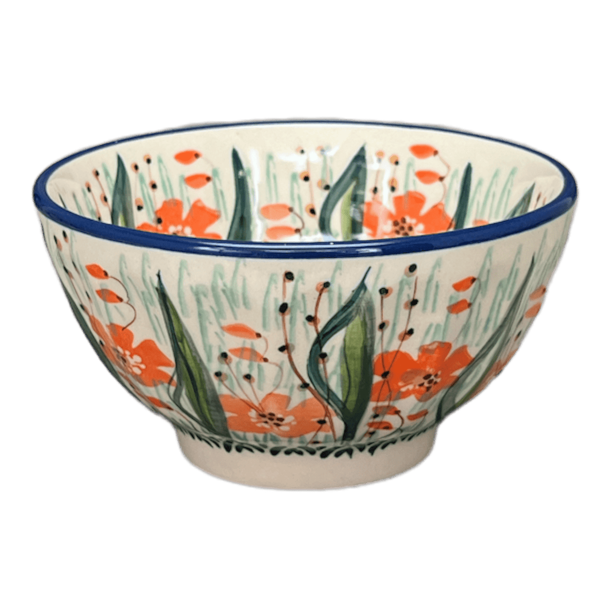 Bowl, Round, Fancy, 5.5" in "Sun-Kissed Garden" by Manufaktura | C018S-GM15