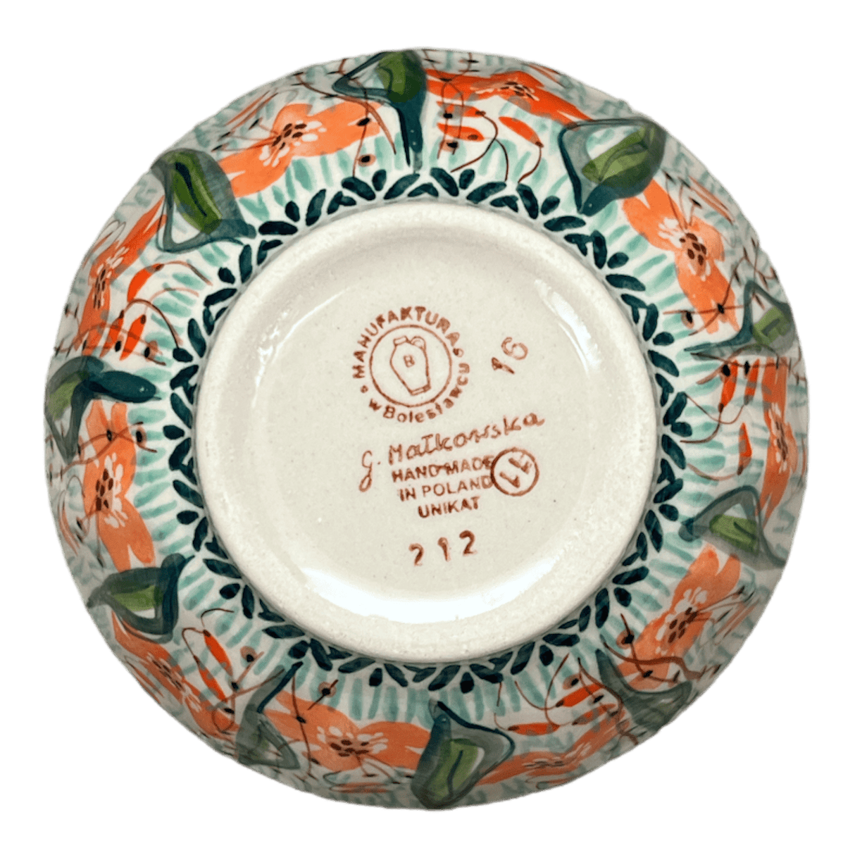 Bowl, Round, Fancy, 5.5" in "Sun-Kissed Garden" by Manufaktura | C018S-GM15