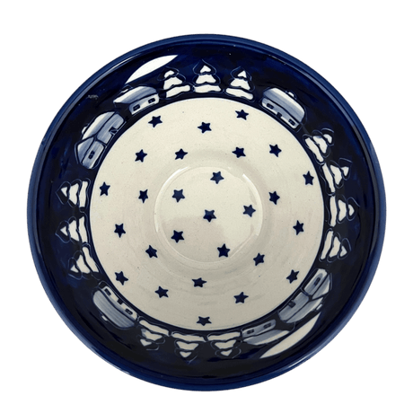 Bowl, Round, Fancy, 5.5" in "Winter's Eve" by Manufaktura | C018S-IBZ