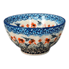 Polish Pottery 5.5" Fancy Bowl (Hummingbird Harvest) | C018S-JZ35 at PolishPotteryOutlet.com