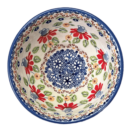 Bowl, Round, Fancy, 5.5" in "Mediterranean Blossoms" by Manufaktura | C018S-P274