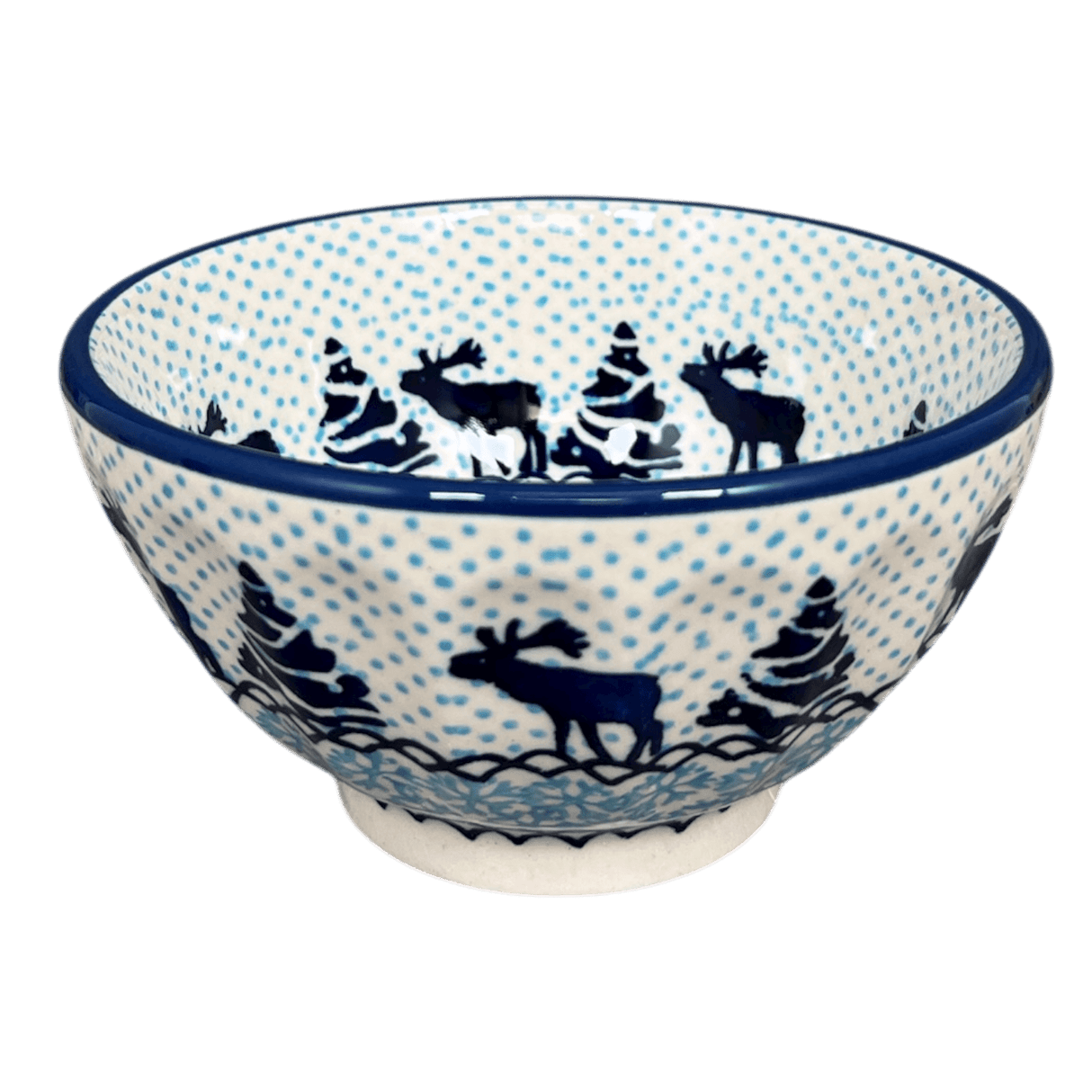 Bowl, Round, Fancy, 5.5" in "Peaceful Season" by Manufaktura | C018T-JG24