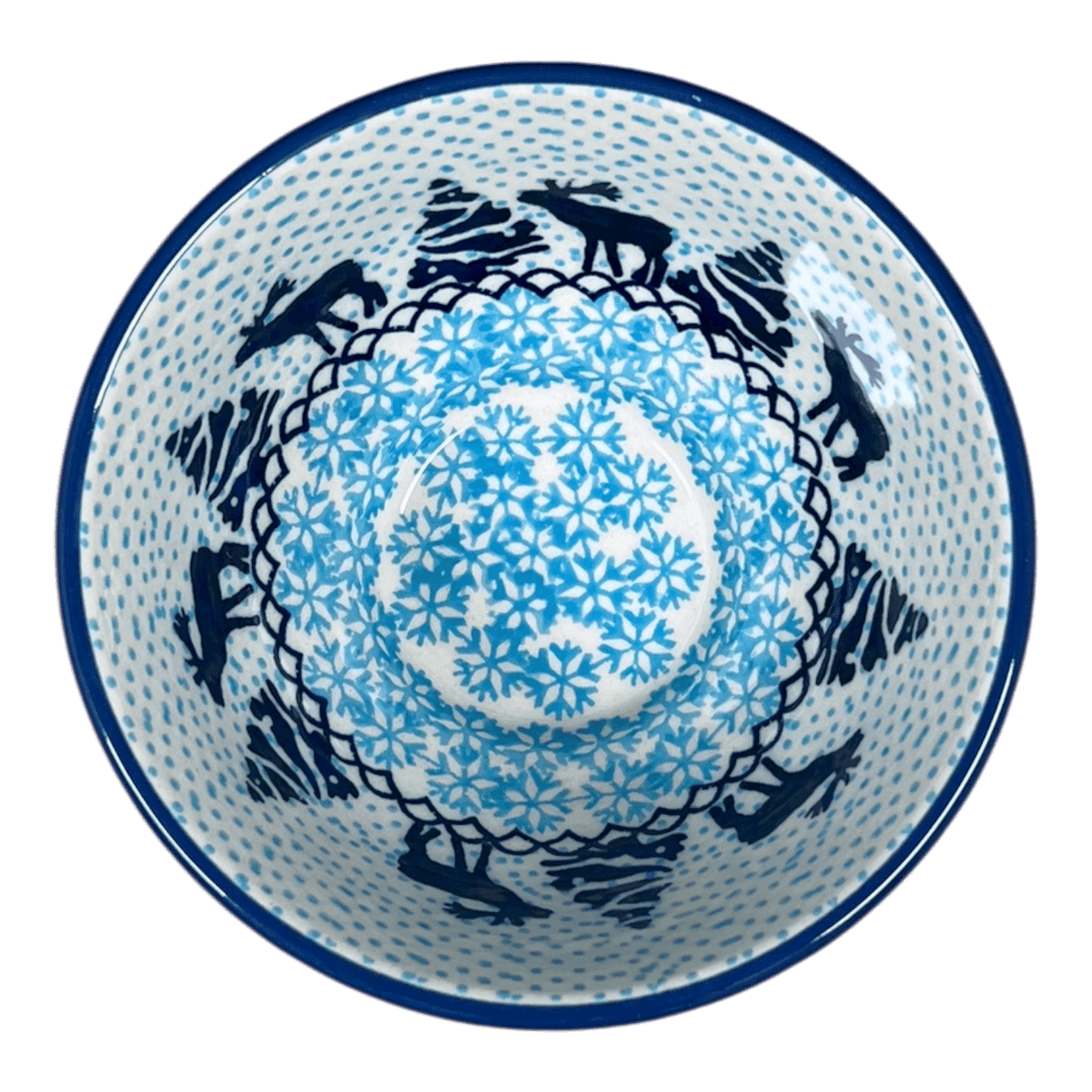 Bowl, Round, Fancy, 5.5" in "Peaceful Season" by Manufaktura | C018T-JG24