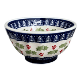 Bowl, Round, Fancy, 5.5" in "Holiday Cheer" by Manufaktura | C018T-NOS2