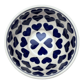 Polish Pottery 5.5" Fancy Bowl (Whole Hearted) | C018T-SEDU Additional Image at PolishPotteryOutlet.com