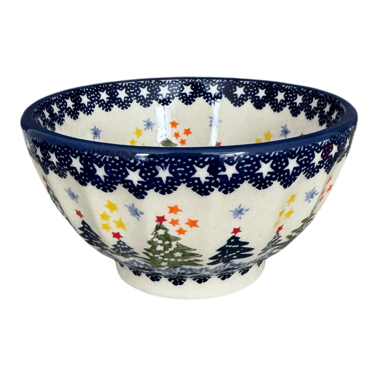 Bowl, Round, Fancy, 5.5" in "Festive Forest" by Manufaktura | C018U-INS6
