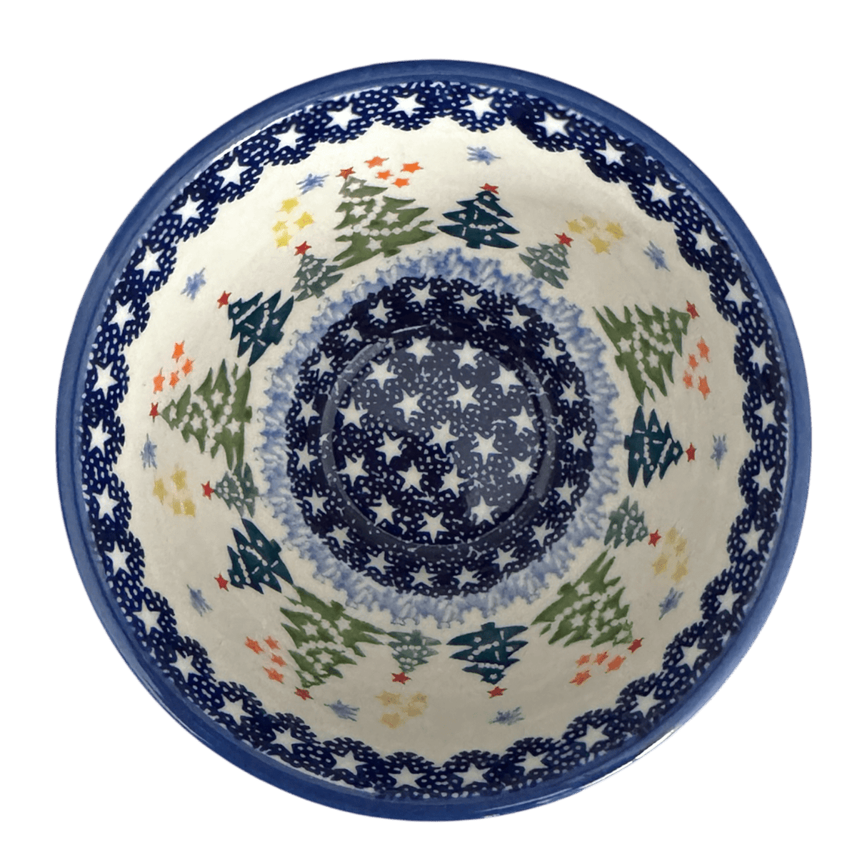 Bowl, Round, Fancy, 5.5" in "Festive Forest" by Manufaktura | C018U-INS6