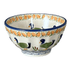 Polish Pottery 5.5" Fancy Bowl (Ducks in a Row) | C018U-P323 at PolishPotteryOutlet.com