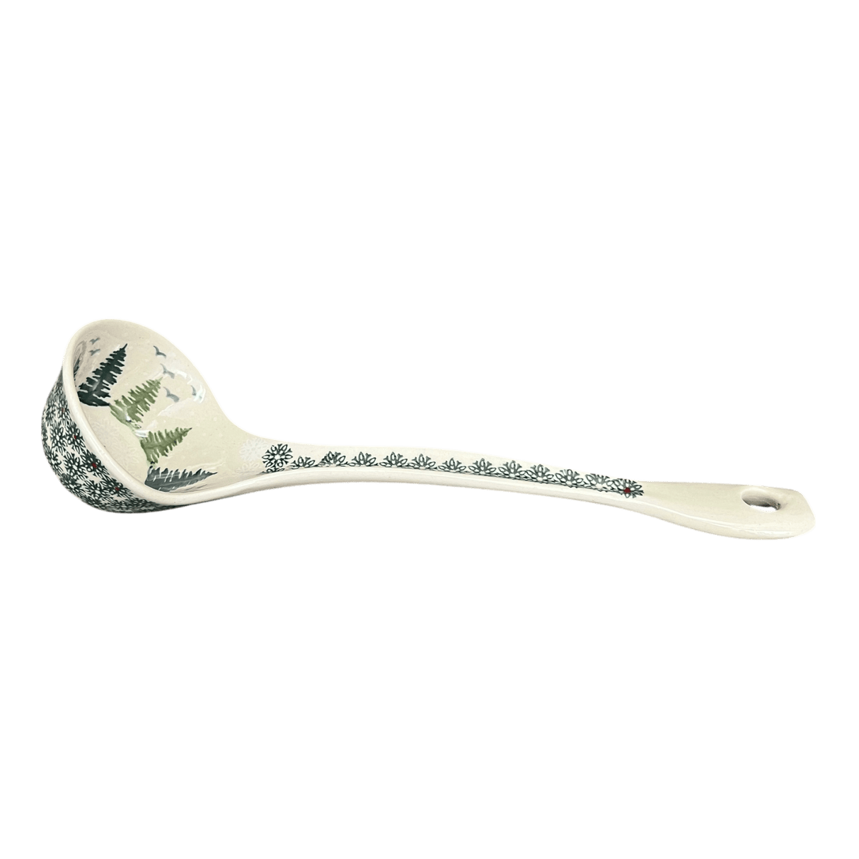 Ladle, Soup, 12" in "Pine Forest" by Manufaktura | C020S-PS29