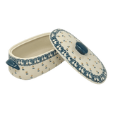 Baker, Oval, Lid, Handles, Small 11" x 5.5" in "Lucky Duck" by Manufaktura | C021T-P322