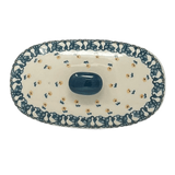 Baker, Oval, Lid, Handles, Small 11" x 5.5" in "Lucky Duck" by Manufaktura | C021T-P322