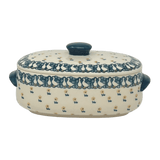 Baker, Oval, Lid, Handles, Small 11" x 5.5" in "Lucky Duck" by Manufaktura | C021T-P322