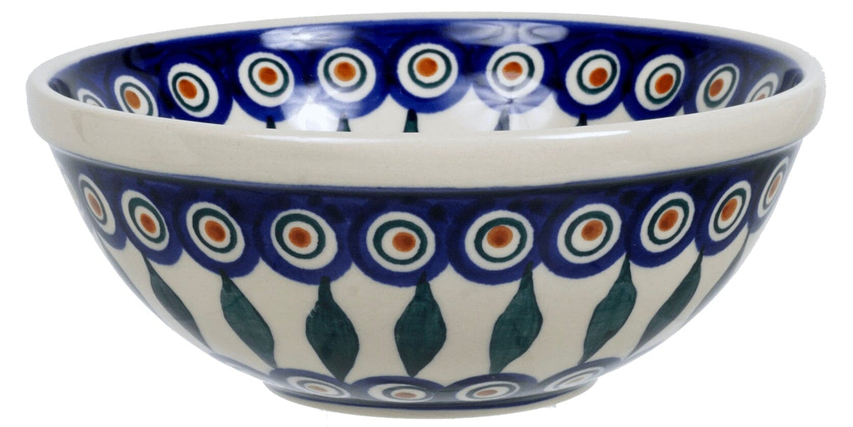 Bowl, Round, 6.75" in "Peacock" by Manufaktura | M090T-54