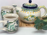 Teapot, 1.2 Liter in "Sunny Circle" by Ceramika Artystyczna | A060-0215