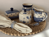 Creamer, The Cream of Creamers-"Basia", 6.5 oz in "Blue Butterfly" by Manufaktura | D019U-AS58