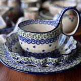 Bowl, Round, Loop Handle, 16 oz in "Blue Sweetgum" by Ceramika Artystyczna | A845-2545X