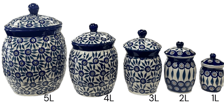 Canister, 1 Liter in "Bunny Love" by Manufaktura | P096T-P324