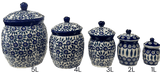 Canister, 0.5 Liter in "Bunny Love" by Manufaktura | P087T-P324