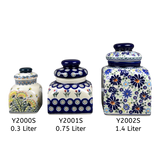Canister, with Lid, 0.3 Liter in "Lilac Garden" by Zaklady | Y2000S-DU155
