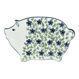 "Periwinkle Vine" by Manufaktura | D007U TAB1-Cutting Board, Piggy, 10.5" x 6.5"
