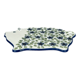 "Periwinkle Vine" by Manufaktura | D007U TAB1-Cutting Board, Piggy, 10.5" x 6.5"