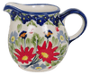 Polish Pottery The Cream of Creamers-"Basia" (Floral Fantasy) | D019S-P260 at PolishPotteryOutlet.com