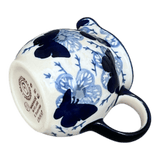 Creamer, The Cream of Creamers-"Basia", 6.5 oz in "Blue Butterfly" by Manufaktura | D019U-AS58