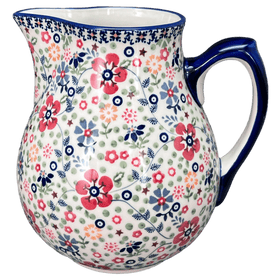 Polish Pottery The 3 Liter Pitcher (Full Bloom) | D028S-EO34 Additional Image at PolishPotteryOutlet.com