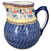 Polish Pottery The 3 Liter Pitcher (Butterfly Bliss) | D028S-WK73 at PolishPotteryOutlet.com
