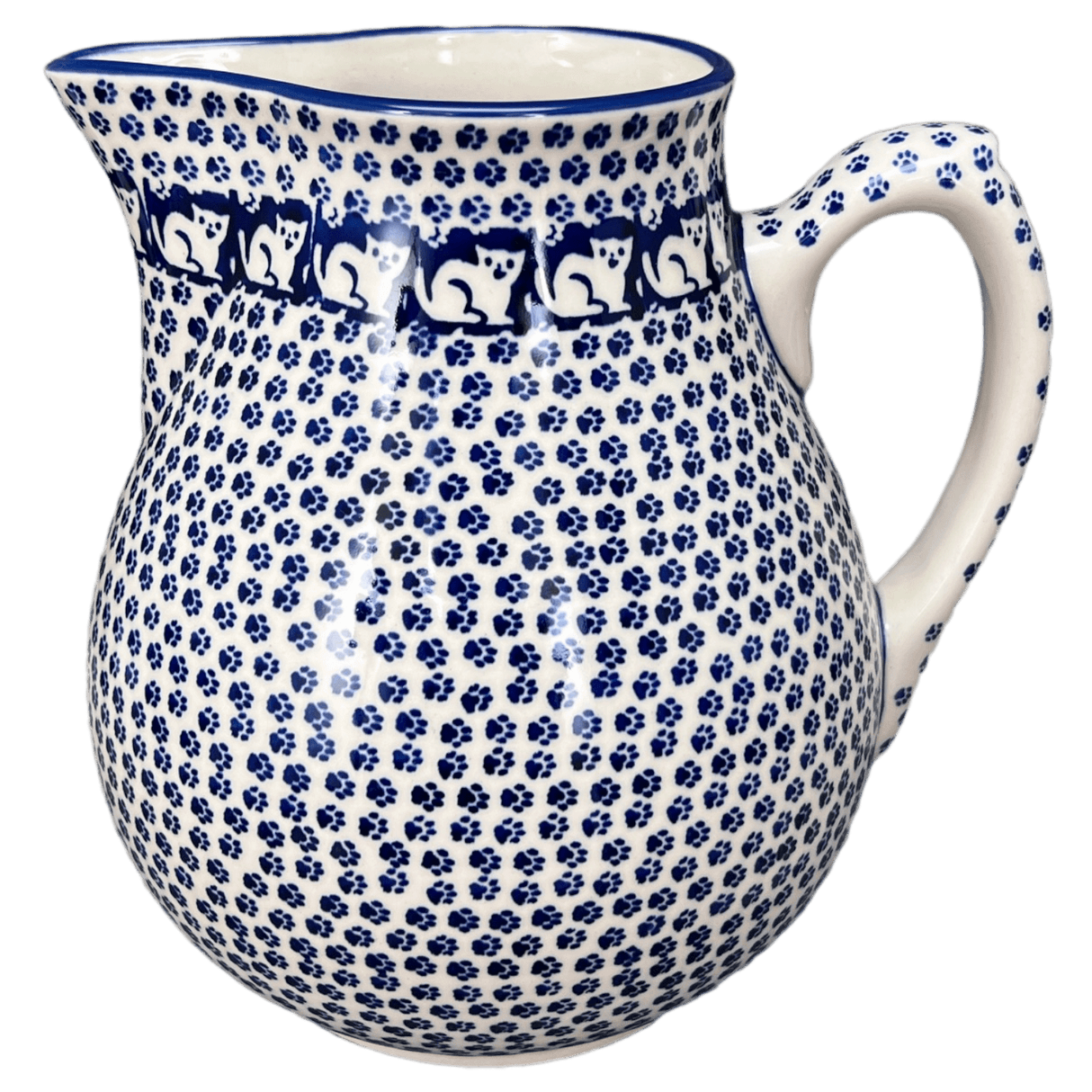 Pitcher, 3 Liter in "Kitty Cat Path" by Manufaktura | D028T-KOT6