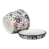 Flower Pot, with Saucer, 6" in "Bubble Machine" by Manufaktura | D036M-AS38