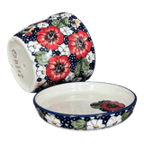 Flower Pot, with Saucer, 6" in "Poppies & Posies" by Manufaktura | D036S-IM02