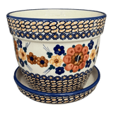 Flower Pot, with Saucer, 6" in "Bouquet in a Basket" by Manufaktura | D036S-JZK