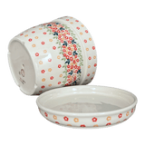 Flower Pot, with Saucer, 8" in "Autumn Wreath" by Manufaktura | D037T-KK02