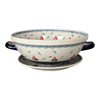 Polish Pottery Berry Bowl (Smooth Seas) | D038T-DPML at PolishPotteryOutlet.com
