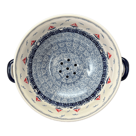 Polish Pottery Berry Bowl (Smooth Seas) | D038T-DPML Additional Image at PolishPotteryOutlet.com