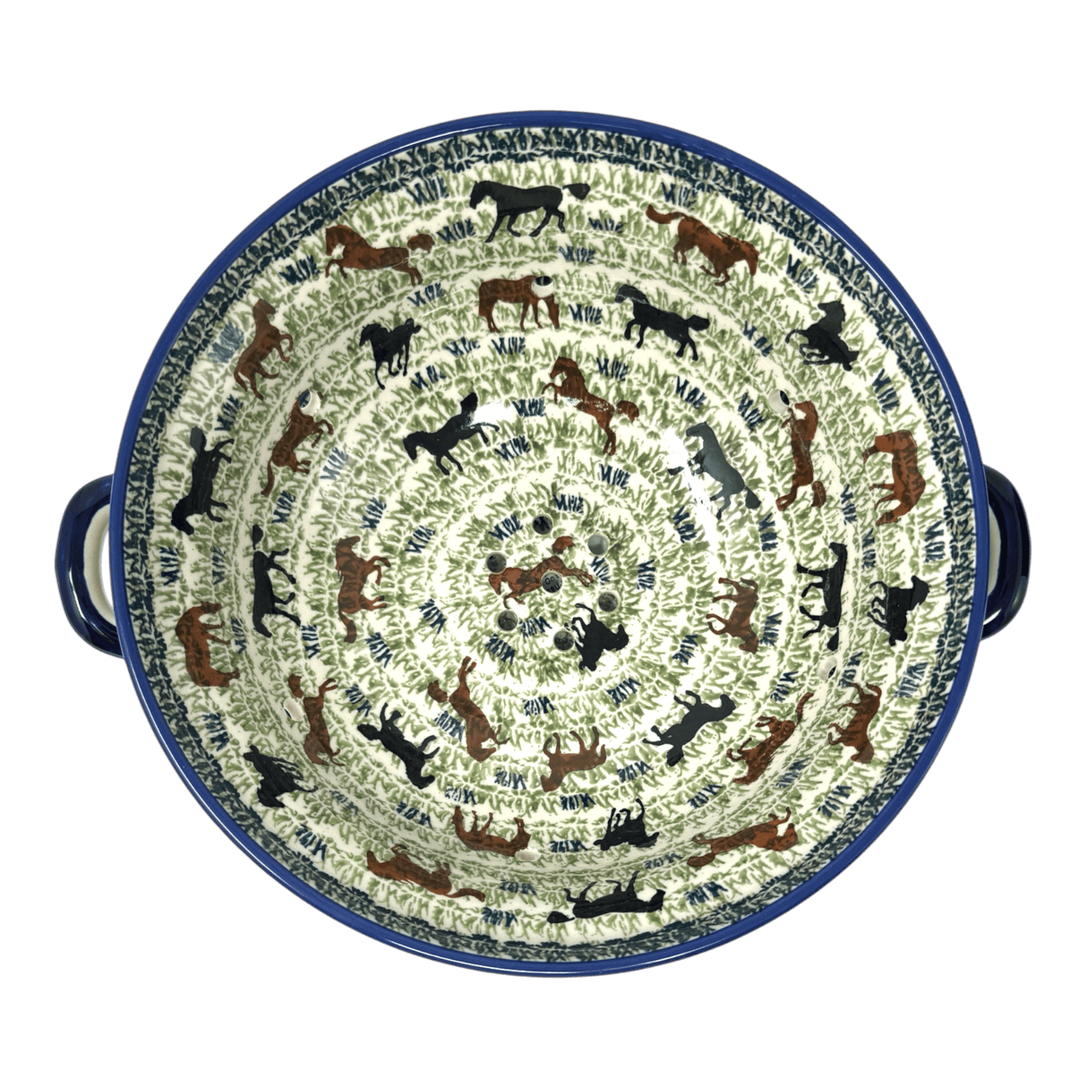 Bowl, Round, Berry Bowl, 9.75" in "On the Range" by Manufaktura | D038U-INK2