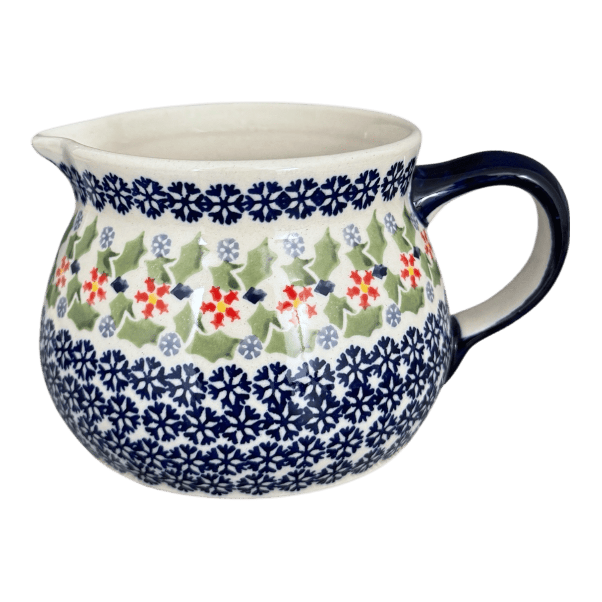 Pitcher, 1 Liter in "Holly In Bloom" by Manufaktura | D044T-IN13