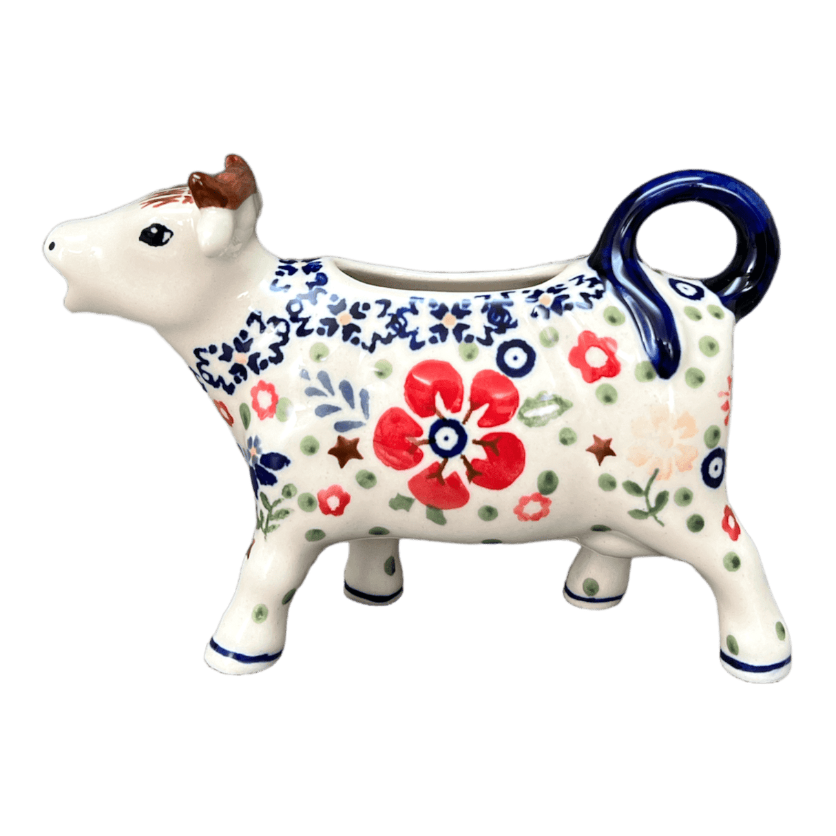 Creamer, Cow, 4 oz in "Full Bloom" by Manufaktura | D081S-EO34