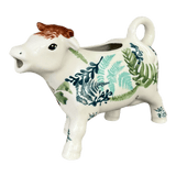 Creamer, Cow, 4 oz in "Scattered Ferns" by Manufaktura | D081S-GZ39