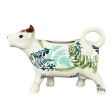 Creamer, Cow, 4 oz in "Scattered Ferns" by Manufaktura | D081S-GZ39