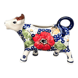 Creamer, Cow, 4 oz in "Poppies & Posies" by Manufaktura | D081S-IM02