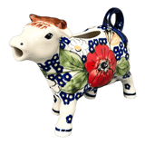 Creamer, Cow, 4 oz in "Poppies & Posies" by Manufaktura | D081S-IM02
