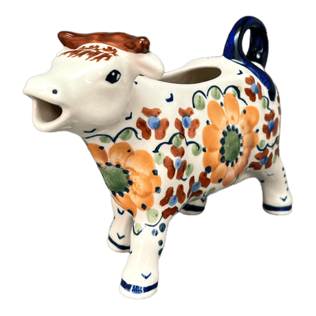 Creamer, Cow, 4 oz in "Autumn Harvest" by Manufaktura | D081S-LB