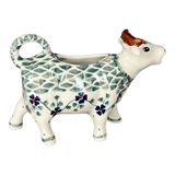 Creamer, Cow, 4 oz in "Woven Pansies" by Manufaktura | D081T-RV