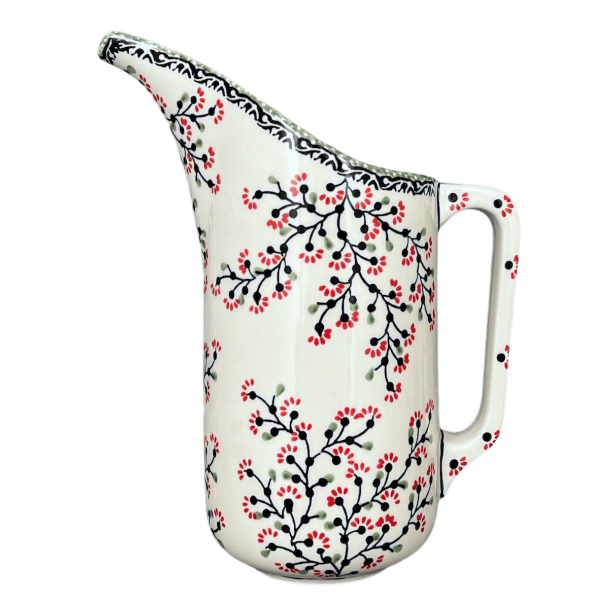 Pitcher, Fancy, 1.5 Liter in "Cherry Blossoms" by Manufaktura | D084S-DPGJ