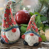 Luminary, Gnome, 8.5" Large in "Snow Flurry" by Galia | GAD41-PCH