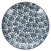 Polish Pottery Plate, Round, Dinner, 10" in "Peacock Parade" by Manufaktura | T132U-AS60 at PolishPotteryOutlet.com